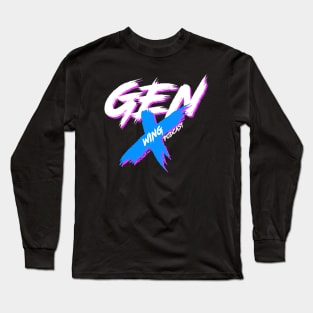 Gen X Wing Rage - Pink/Blue Long Sleeve T-Shirt